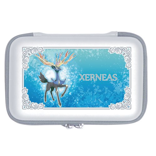 Pokemon 3DS XL Hard Case XERNEAS Carrying Travel Pouch Protector XY
