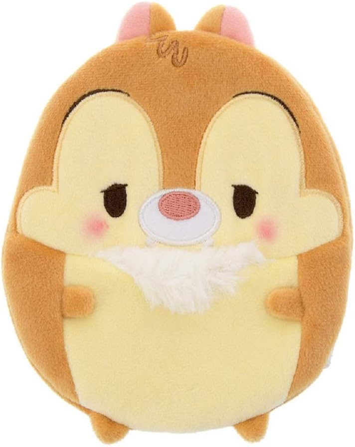 Disney Japan Ufufy Flat Coin Wallet Purse Pouch, Japan Import (Dale)
