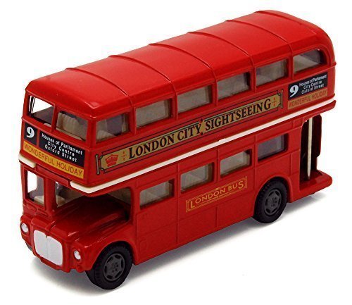 London Double Decker Bus , Red - Motormax 76002 - 4.75