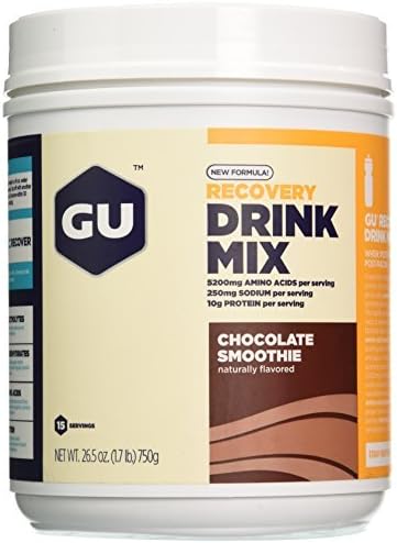 GU Recovery Drink Mix, Chocolate Smoothie, 1.7 lbs by GU Energy Labs
