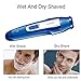 Nose Hair Trimmer - 5 in 1 USB Rechargeable Men's Trimmer Personal Waterproof Electric Shaver Razor/Sideburns/Eyebrow/Body Hair Shaiver/Nose Ear Hair Trimmer for Men Facial Grooming Kit (Blue)