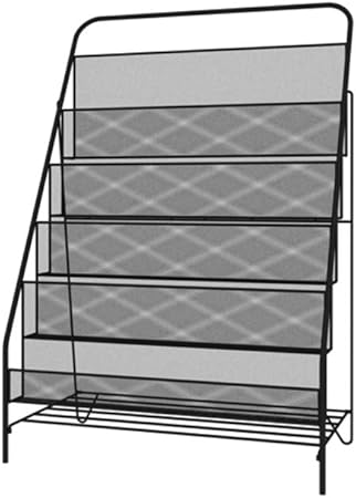 STAND&XK Literatura Revistero Pared,Piso Pie Portafolletos Plegable