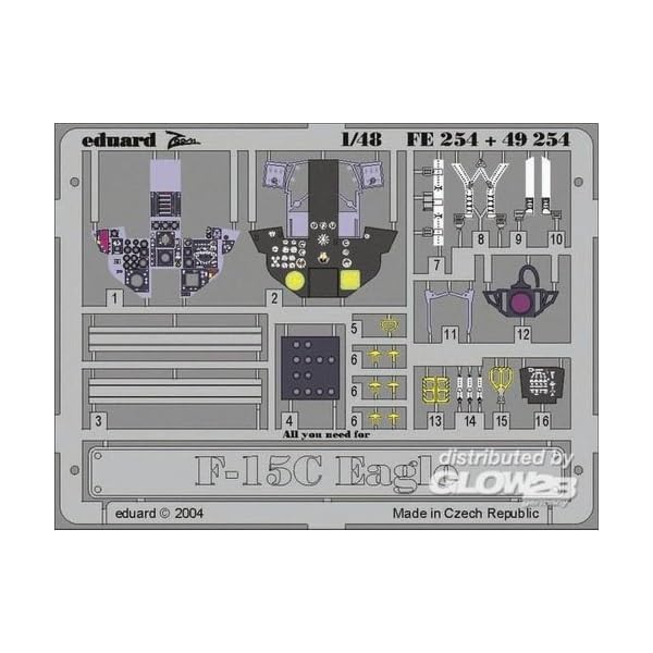 Eduard Accessories 49254 Modellbauzubehör F-15C Eagle Interior für Academy Bausatz