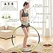 REDSEASONS Hula Hoop for Adults，Lose Weight Fast by Fun Way to Workout,Easy to Spin, Premium Quality and Soft Padding Hula Hoop，with Free Accessory Skipping Rope(Green)