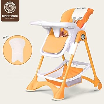 high chair orange