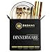 Gold Plastic Plates for Parties -(150 Piece Set), Elegant Disposable Plastic Silverware, Plastic Plates for Wedding, Plastic Dinnerware Set, Heavy Duty Gold Party Plates Forks Spoons Knives Cups Set