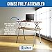 Halter Manual Tabletop Standing Desk Riser, Stand up Desk Converter for Laptop and Monitor, Sit to Stand Desk