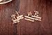 Women Earrings Rose Gold Plated Vertical Bar Stud Earrings For Women Fashion Jewelry