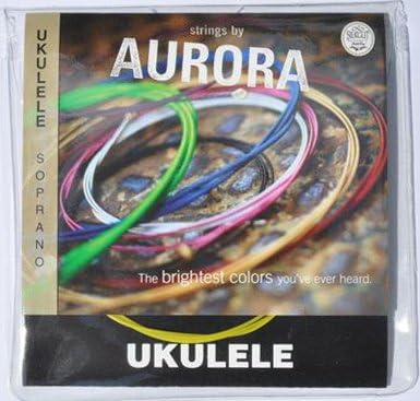Aquila Colored Soprano Ukulele string by Aurora - Yellow