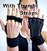 SISYAMA Padded Grip Wrist Support Yoga Pilates Weight Lifting Fitness WOD Cross Training Crossfit Gym Men Women Workout Gloves (Small)