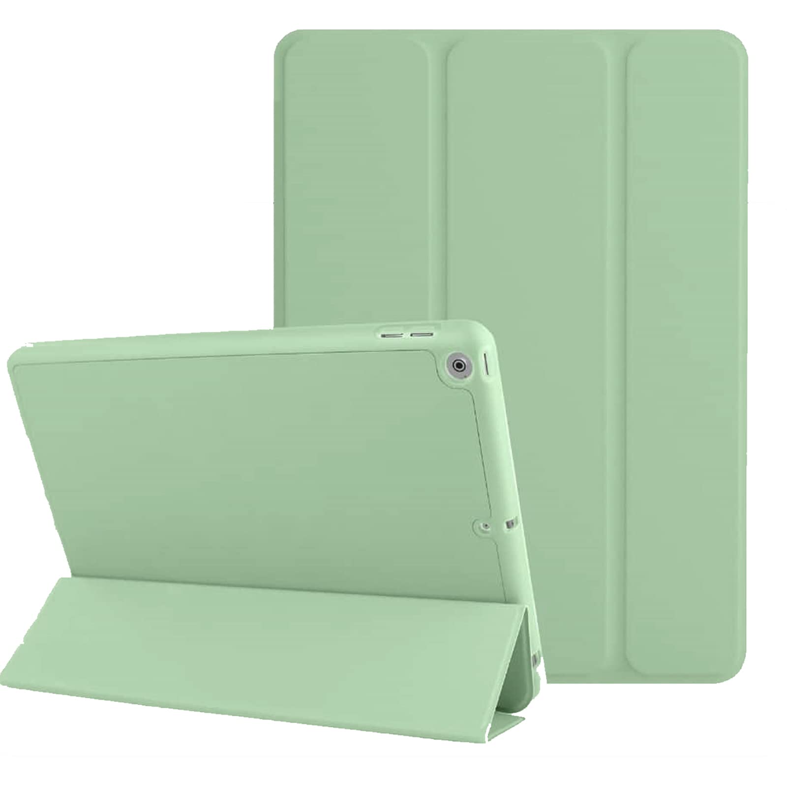 Smart Case for iPad mini 6 (8.3 Inch, 6th Generation, 2021 Release) With Auto Sleep/Wake Function and Pencil Support, Shockproof Soft TPU Back Smart magnetic Cover (Green)