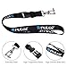 PULUZ Detachable Long Neck Chest Strap Lanyard for Gopro Hero 13/12/11/10/9/8, Insta360 X5 X4, X3, Insta 360 ace pro, Akaso, DJI Osmo Action, Xiaoyi and Other Action Cameras