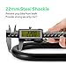 White Rock Gear Bike U Lock with Cable - Heavy Duty 16mm Bicycle Lock with 45