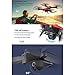 SZJJX RC Drones Foldable Remote Control Wifi Quadcopter FPV VR Helicopter 2.4GHz 6-Axis Gyro 4CH with Adjustable Wide Angle 2MP HD Camera RTF SJ60 (Red)