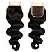 WENYU Brazilian Virgin Body Wave 3 Bundles with Closure 100% Virgin Body Wave Human Hair Weave Weft Extensions with 4x4 Lace Closure Natural Color(20 22 24+18Free Part)