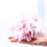 Omenluck Blue Lanyard Loofah Sponge Bath Shower Balls Back Scrubber Shampoo view 3