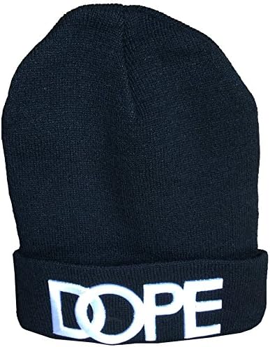 Official DOPE Beanie Hat. One size fits all. (Black).