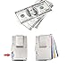 Money Clip Men Metal Wallet Credit Card Business Card Holder 77.5g by JIMITE (Silver)