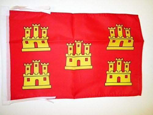 AZ FLAG, Poitou-Charentes Flag, 18'' x 12'', 100% Polyester French region of Poitou-Charentes Small Banner with Two Cords