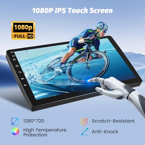 Hikity 4G 64G 8Cores Android 15 Car Radio for Ford Focus Mk2 Mk3 Exi MT 2 3 2004-2011 Carplay Wireless Android Auto 9'' Radio with GPS Bluetooth WiFi RDS DSP 3 Shared Screen SWC Backup Camera