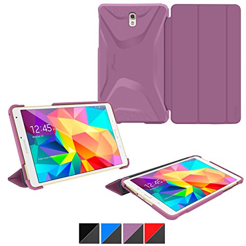 rooCASE Samsung Galaxy Tab S 8.4 Case - Optigon 3D [Purple] Lightweight Slim Shell 8.4-Inch 8.4