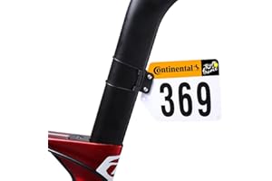 Cestbon Bike Race Numbers Plate Tour de France Bike Number Mount for Seat Post Cycling Racing Number Holder
