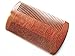 Myhsmooth Rs-sm-nf Handmade Natural Red Sandalwood No Static Comb Pocket Beard Comb for Long and Short Beards Perfect Mustache Comb(4