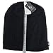 Mens Slouchy Long Beanie Knit Cap for Summer Winter Oversize (B08-Black)