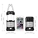 Viewee LED Camping Lantern Portable Outdoor Flashlights with USB Chargeable Batteries Adjustable Brightness (Collapsible, Black)