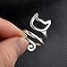 DDLBiz Women Girl Cute Kitten Cat Ring Wrap Finger Ring Adjustable Rings Jewelry Gift