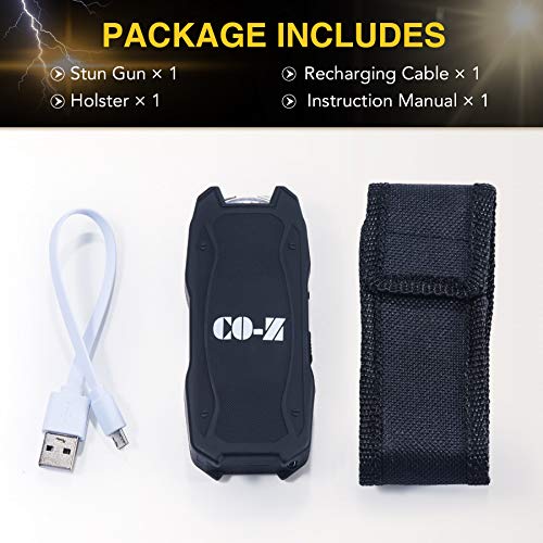 COZ 500,000V Mini Taser Stun Gun Highly Portable Ultrapowerful USB