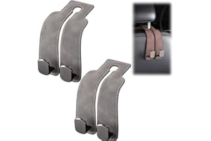 2026 Hooks for Purses and Bags Cute Car Purse Holder,Headrest Hooks for Car Car Seat Hooks for Headrest,Twinhook Leather Car 