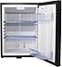 SMAD Electric 12V/ 110V 2-Way Compact Absorption Fridge,1.4 Cu ft, Black