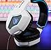 Yanni Sades SPIRITWOLF USB Version 7.1 Surround Sound Stereo Gaming Headset PC Computer Headphones Over Ear with Mic, Noise Reduction, Volume Control, LED For Gamers(White Black)thumb 2