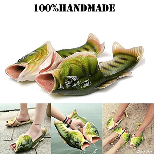 Fish Animal Slippers Character Flip Flops Summer Beach Sandals Shower Slippers Non-slip Beach Shoes Wear for Women Men Casual Shoe