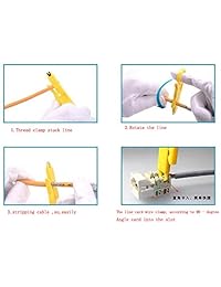 Cortador de pequeño y exquisito universal (2in1) Punch Down Stripper Herramienta a12022700ux0127 para RJ45 Cat5 Cable de red Cable de alambre,, datos teléfono, Computer Cable UTP (2-Pack, Wire para desmontar)