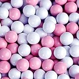 Sweetworks Light Pink & White Sixlets 1 lb Bag