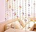 VOVOV 13 Feet Glass Crystal Beads Chain Garland