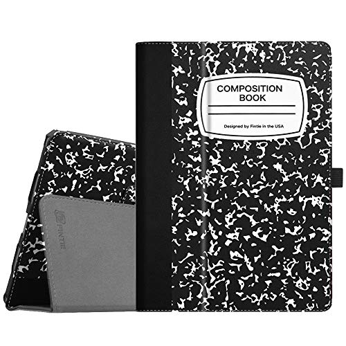 Fintie Folio Case for iPad Air (3rd Gen) 10.5" 2019 / iPad Pro 10.5" 2017 - [Corner Protection] Premium PU Leather Smart Folio Cover with Pencil Holder, Auto Sleep/Wake, Composition Book Black