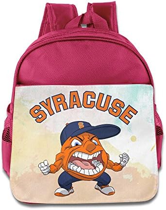BestGifts Custom Cool Syracuse University Boys And Girls School Bag Backpack For 1-6 Years Old Pink