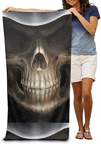 Cool Wallpaper Skull Background Microfiber Travel Towel