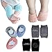 BOSONER Baby Crawling Anti-Slip Knee and Anti Slip Baby Boys Girls Socks Best Infant Gift, Unisex Baby Toddlers Kneepads (Black Dark Grey)