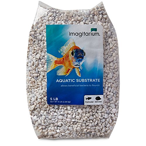imagitarium Mini White Aquarium Gravel Substrate, 5 lbs.