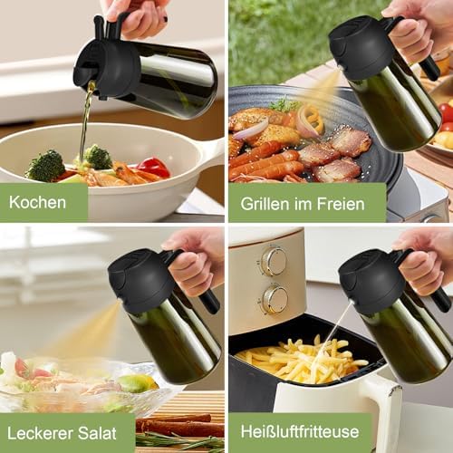 470ml lichtblockierender dunkler grüne Ölsprüher zum Kochen