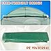 Strong Camel Greenhouse Replacement Cover for 10' x 7' x 6' Frame Larger Walk in Outdoor Plant Gardening Greenhouse Green Color Tarp (Frame Does NOT Included)