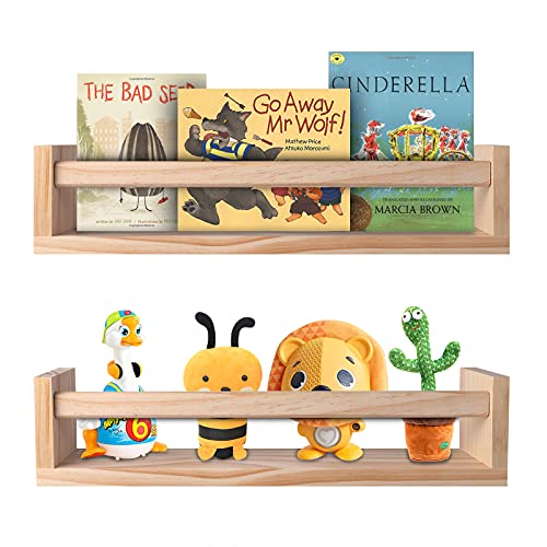 nursery wall bookshelf
