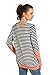 Chulianyouhuo Breastfeeding Shirt Striped Patchwork Long Sleeve Maternity Breastfeeding and Nursing Tops (Coral, XL)