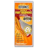 HotHands Insole Foot Warmers With Adhesive - Long Lasting Safe Natural Odorless Air Activated Warmers - Up to 9 Hours of Heat