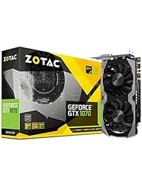 ZOTAC GeForce GTX 1070 Mini 8GB GDDR5 VR Ready Super Compact Gaming Graphics Card (ZT-P10700G-10M)