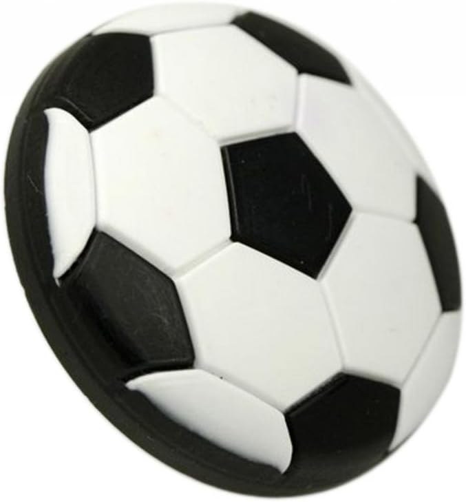 UNILOCKSBlack Football Rubber Children Room Cabinet Door Knobs and Drawer Pull 10Pcs/Lot (D: 1.57 Inch H: 0.90 Inch)